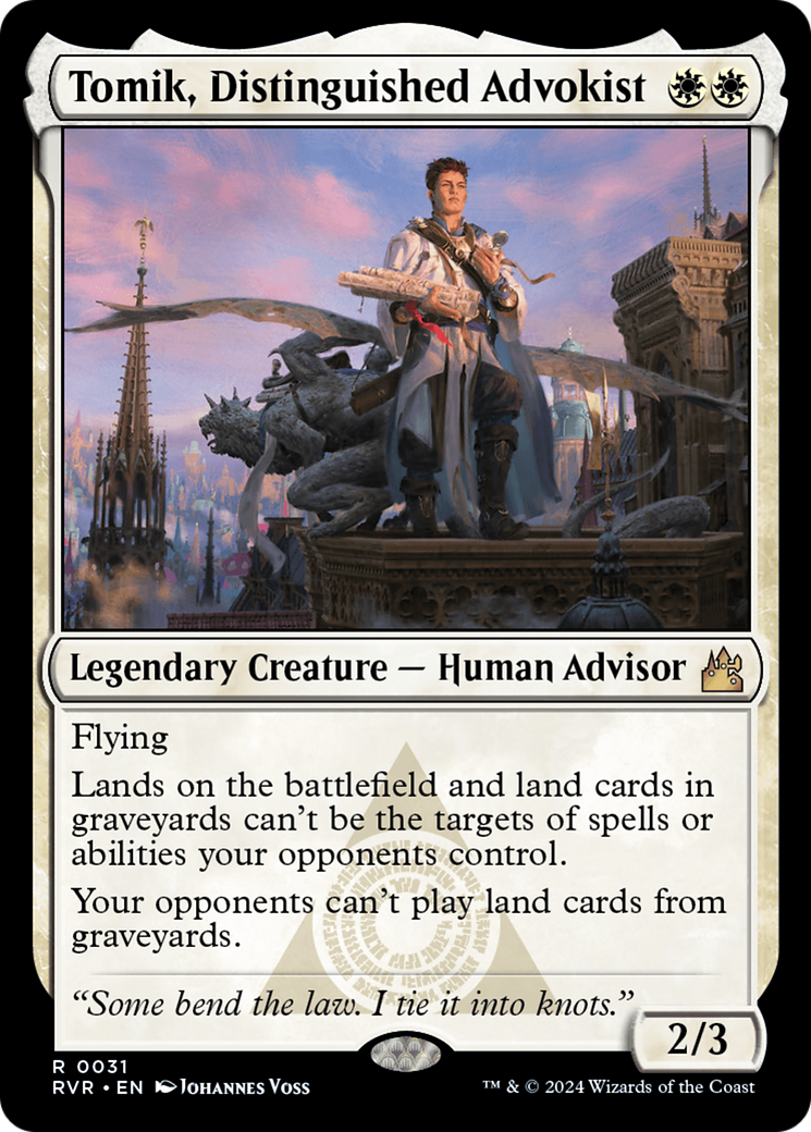 Tomik, Distinguished Advokist [Ravnica Remastered] | I Want That Stuff Brandon