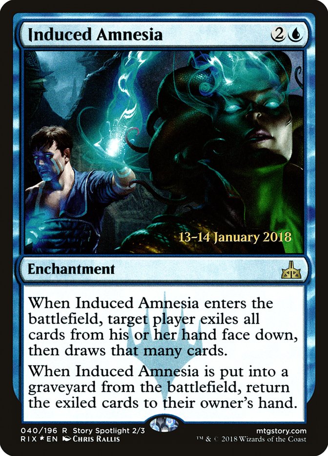 Induced Amnesia [Rivals of Ixalan Prerelease Promos] | I Want That Stuff Brandon