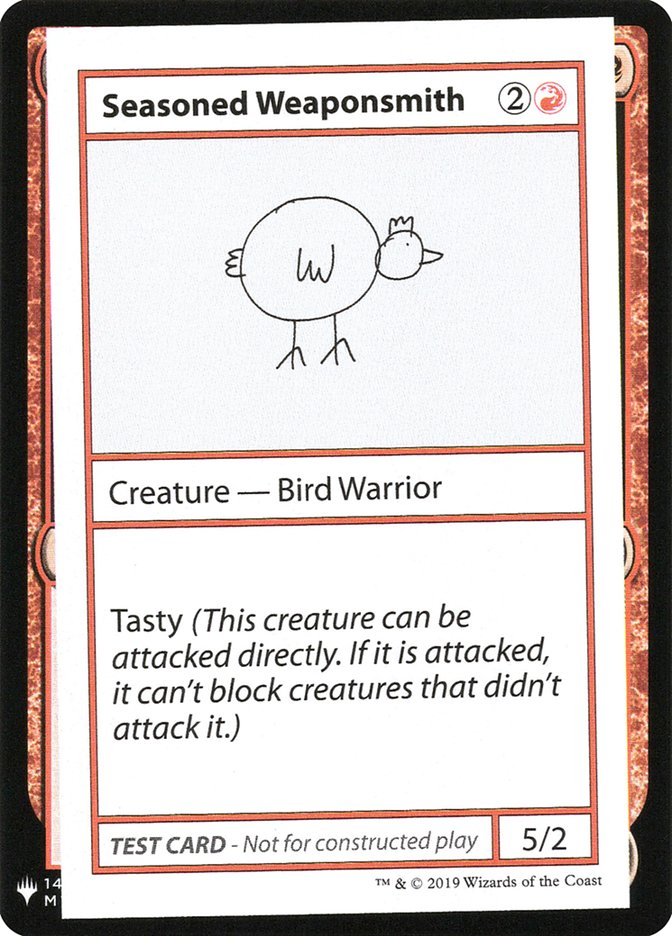 Seasoned Weaponsmith [Mystery Booster Playtest Cards] | I Want That Stuff Brandon