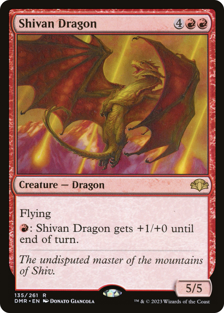 Shivan Dragon [Dominaria Remastered] | I Want That Stuff Brandon