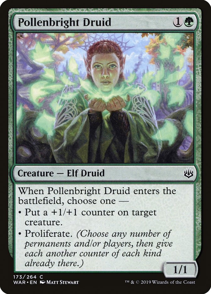 Pollenbright Druid [War of the Spark] | I Want That Stuff Brandon