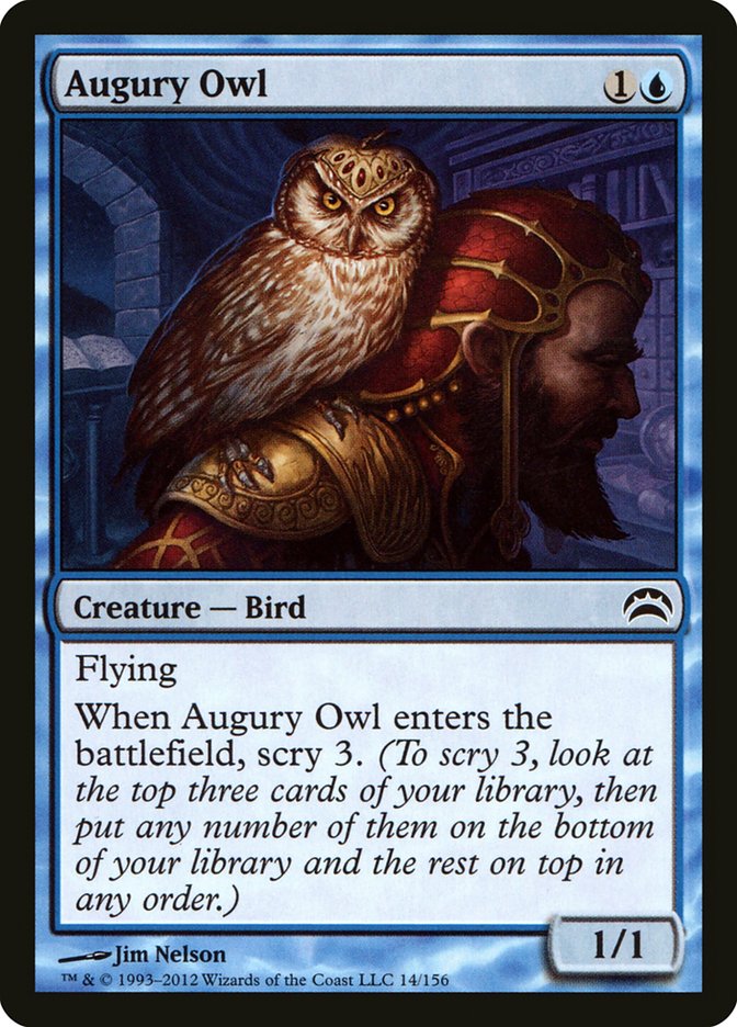Augury Owl [Planechase 2012] | I Want That Stuff Brandon