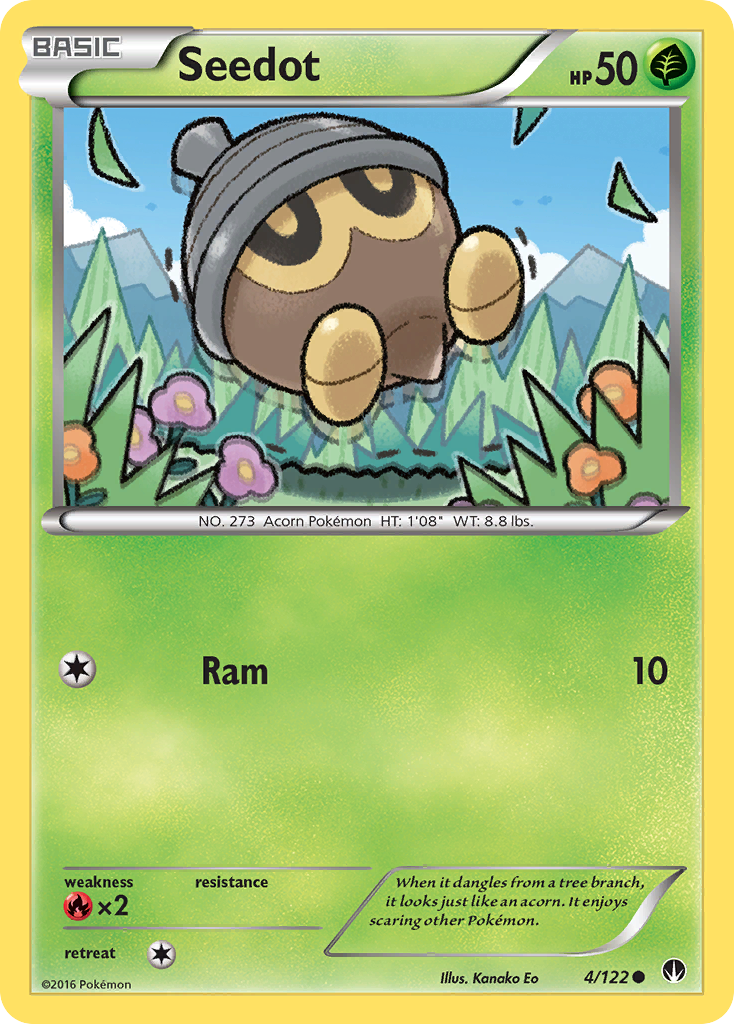 Seedot (4/122) [XY: BREAKpoint] | I Want That Stuff Brandon