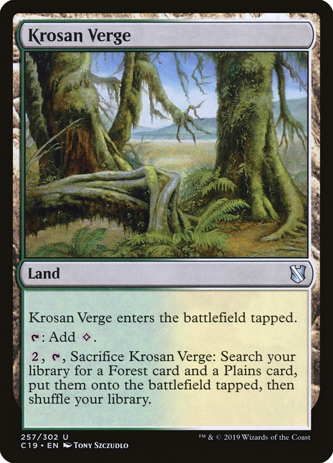 Krosan Verge [Commander 2019] | I Want That Stuff Brandon