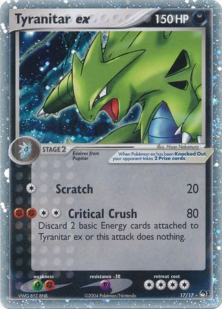 Tyranitar ex (17/17) (Holo) [POP Series 1] | I Want That Stuff Brandon