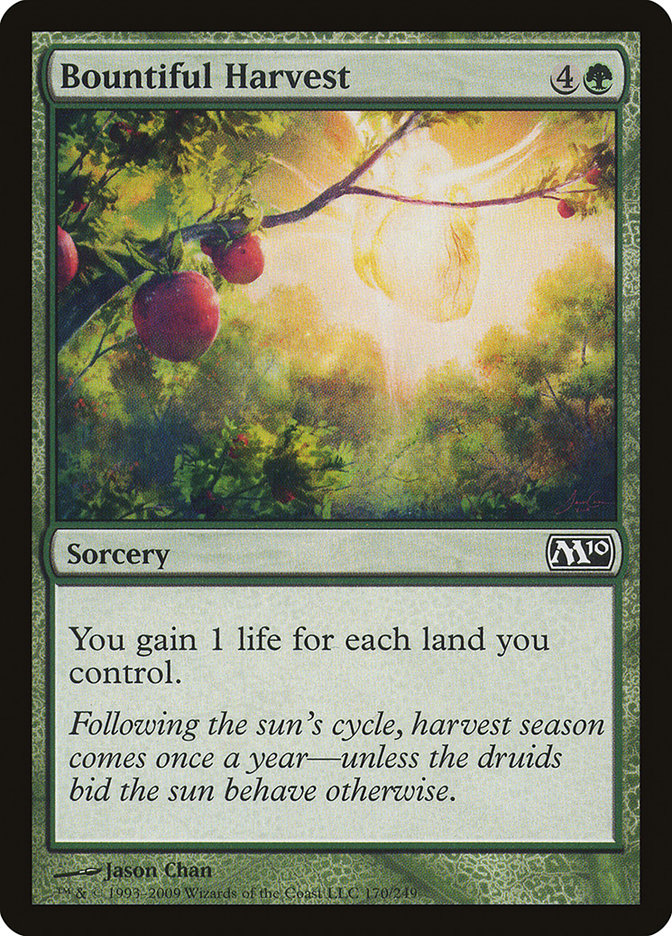 Bountiful Harvest [Magic 2010] | I Want That Stuff Brandon