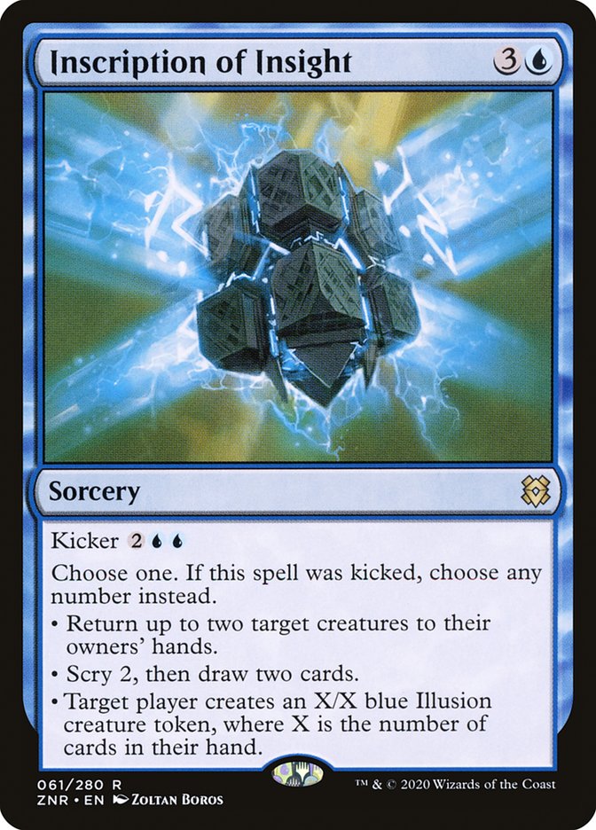 Inscription of Insight [Zendikar Rising] | I Want That Stuff Brandon