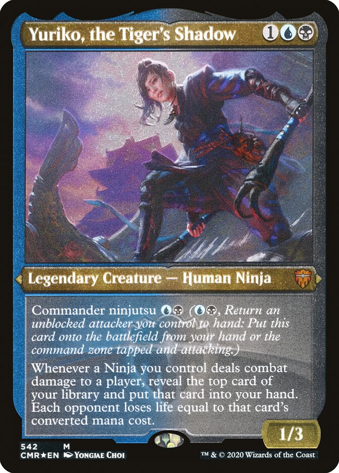 Yuriko, the Tiger's Shadow (Etched) [Commander Legends] | I Want That Stuff Brandon