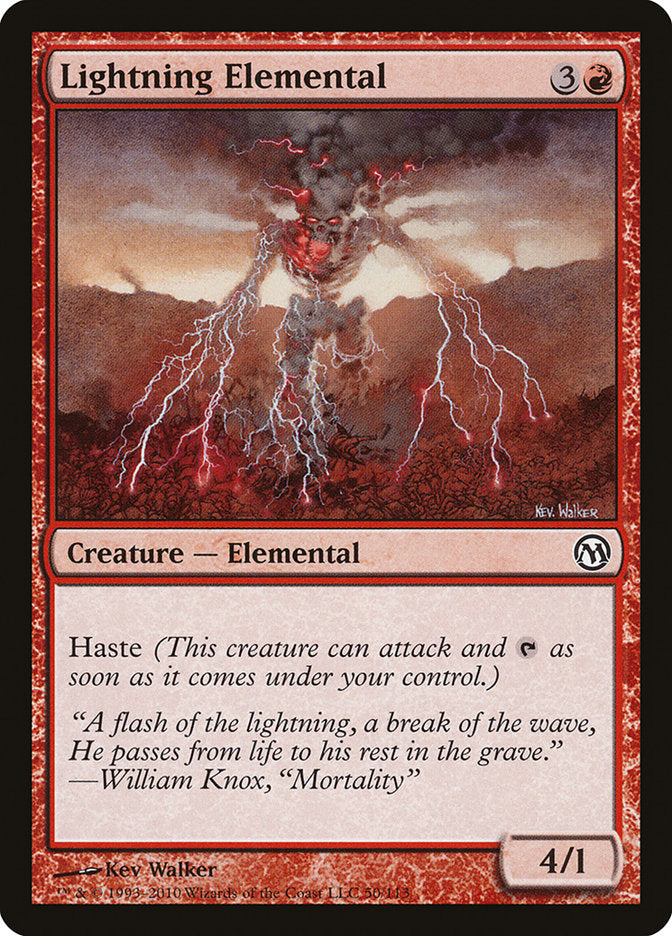 Lightning Elemental [Duels of the Planeswalkers] | I Want That Stuff Brandon
