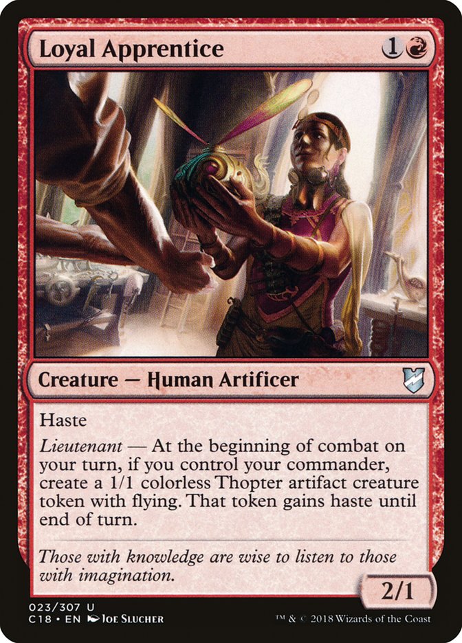 Loyal Apprentice [Commander 2018] | I Want That Stuff Brandon