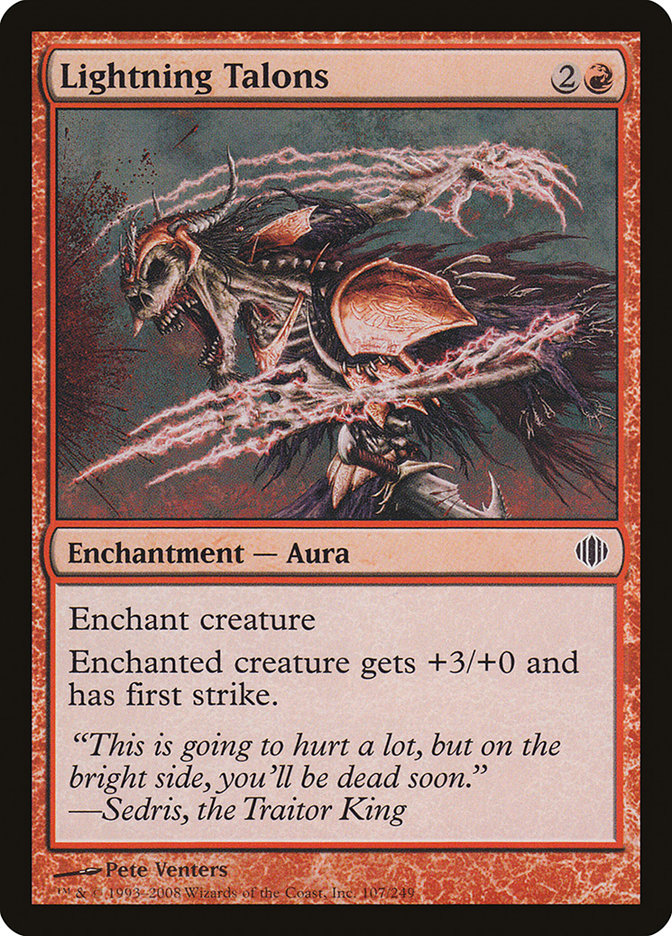 Lightning Talons [Shards of Alara] | I Want That Stuff Brandon