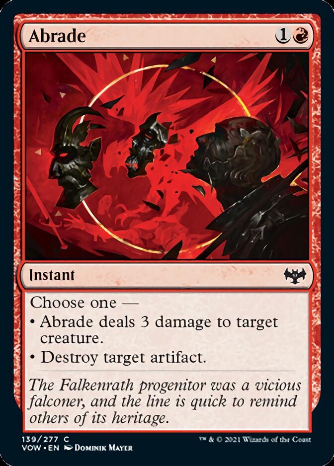 Abrade [Innistrad: Crimson Vow] | I Want That Stuff Brandon