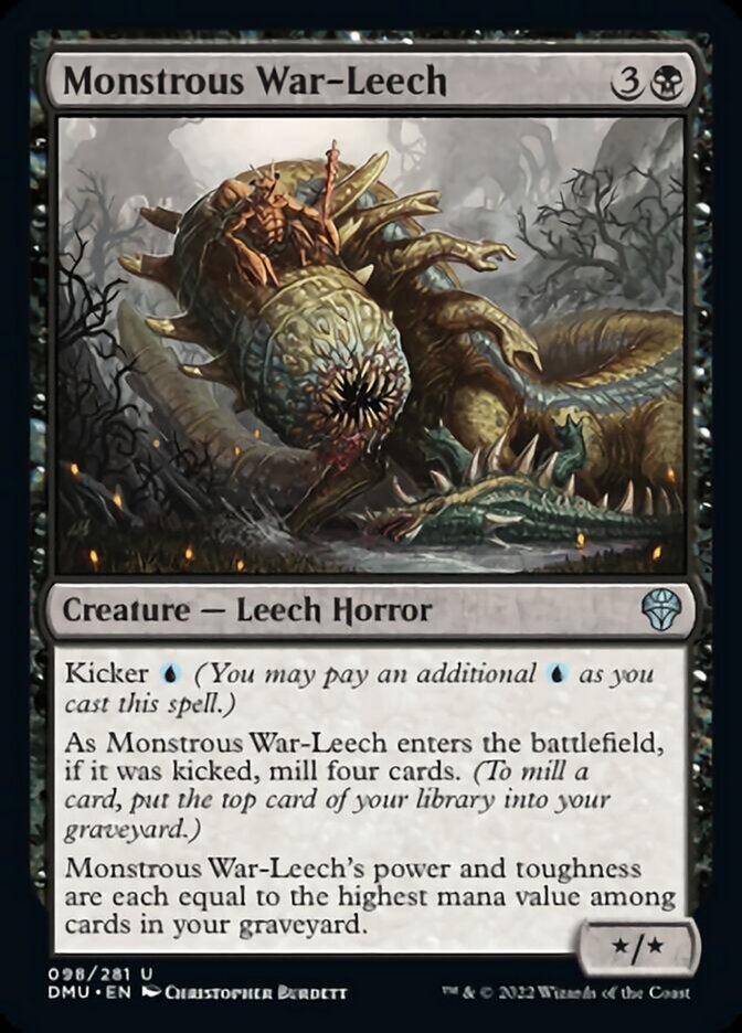 Monstrous War-Leech [Dominaria United] | I Want That Stuff Brandon