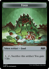 Faerie // Food (0011) Double-Sided Token [Wilds of Eldraine Tokens] | I Want That Stuff Brandon