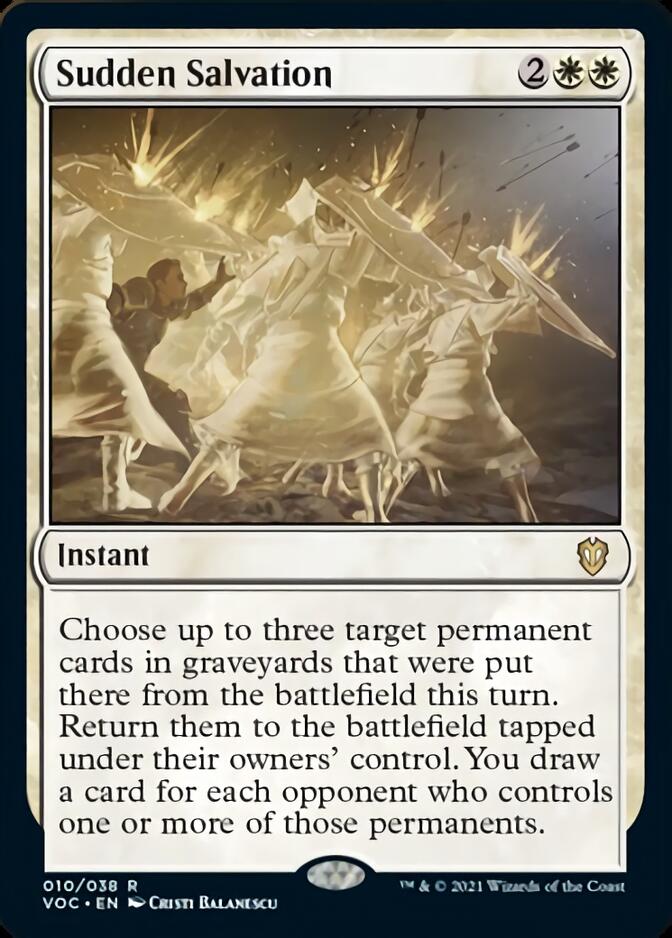 Sudden Salvation [Innistrad: Crimson Vow Commander] | I Want That Stuff Brandon