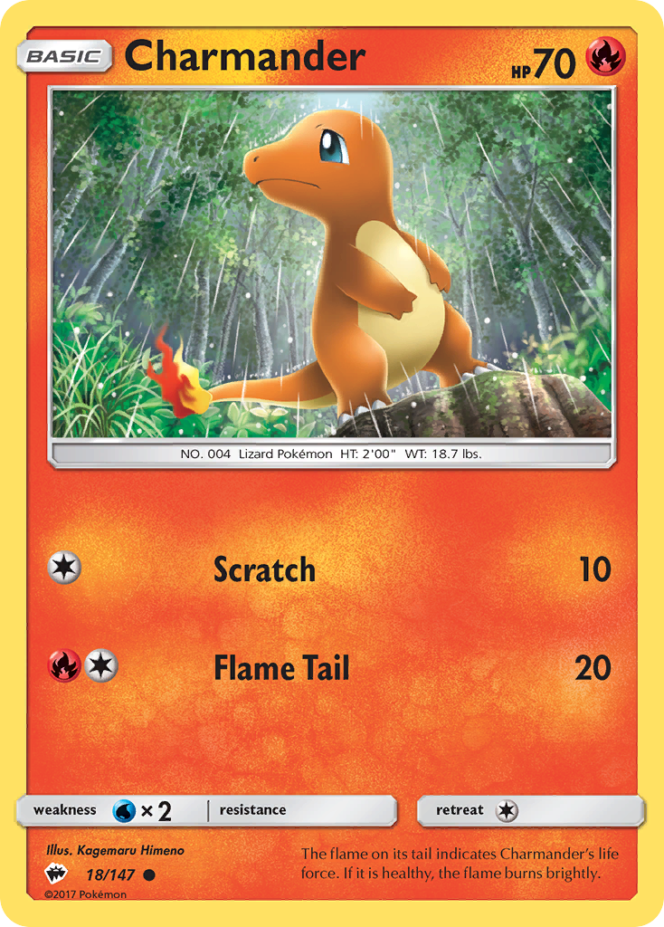 Charmander (18/147) [Sun & Moon: Burning Shadows] | I Want That Stuff Brandon