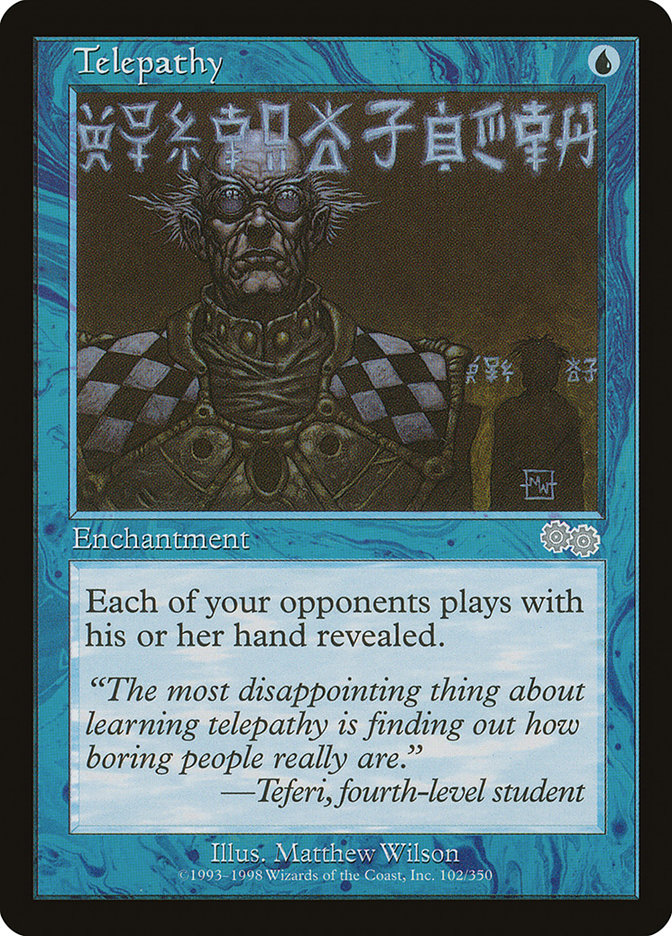 Telepathy [Urza's Saga] | I Want That Stuff Brandon