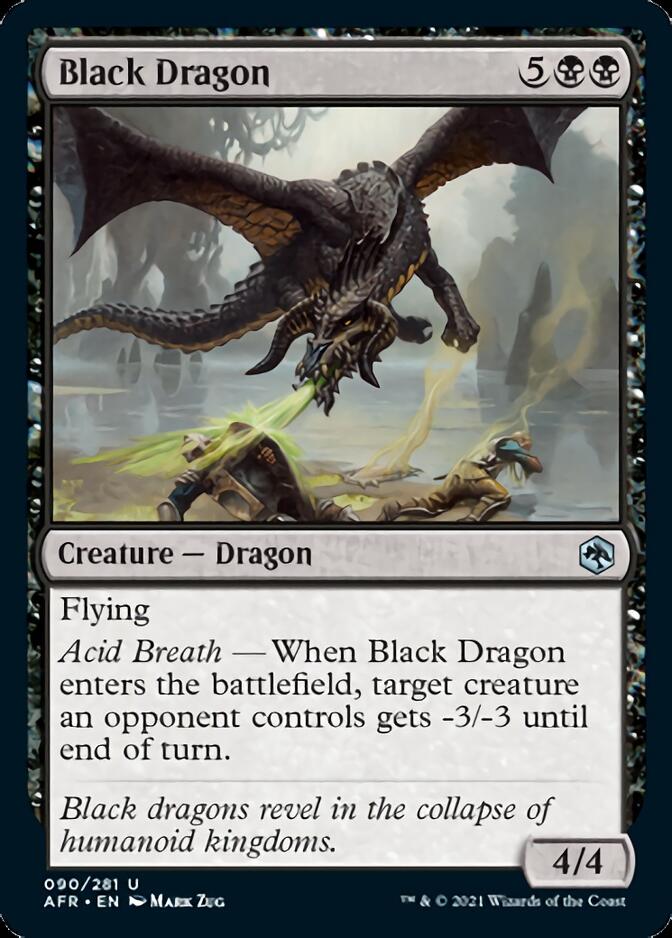 Black Dragon [Dungeons & Dragons: Adventures in the Forgotten Realms] | I Want That Stuff Brandon