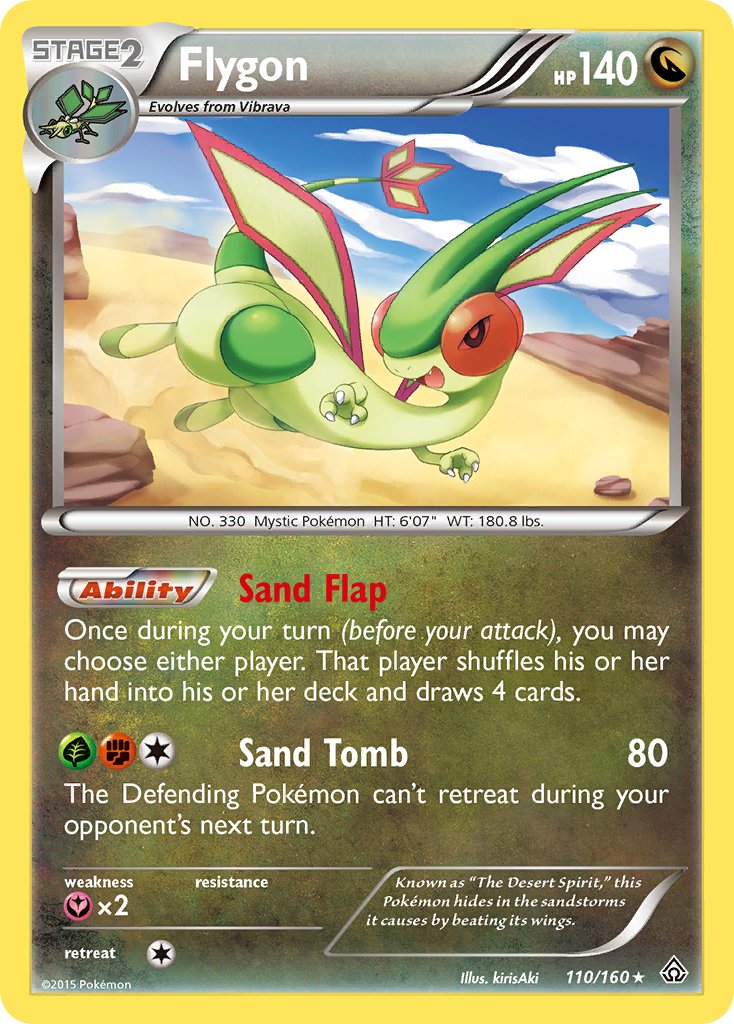 Flygon (110/160) (Cosmos Holo) (Blister Exclusive) [XY: Primal Clash] | I Want That Stuff Brandon