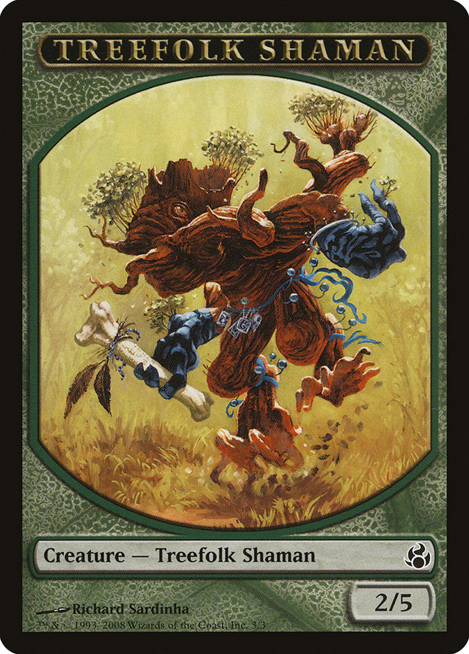 Treefolk Shaman Token [Morningtide Tokens] | I Want That Stuff Brandon