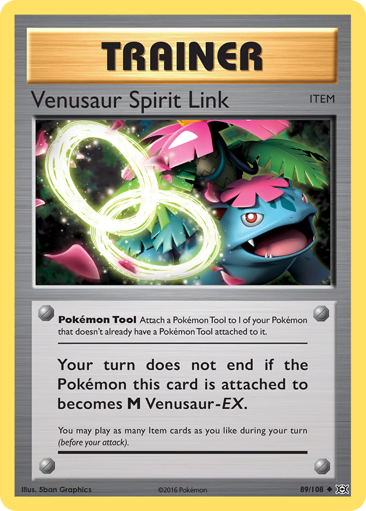 Venusaur Spirit Link (89/108) [XY: Evolutions] | I Want That Stuff Brandon