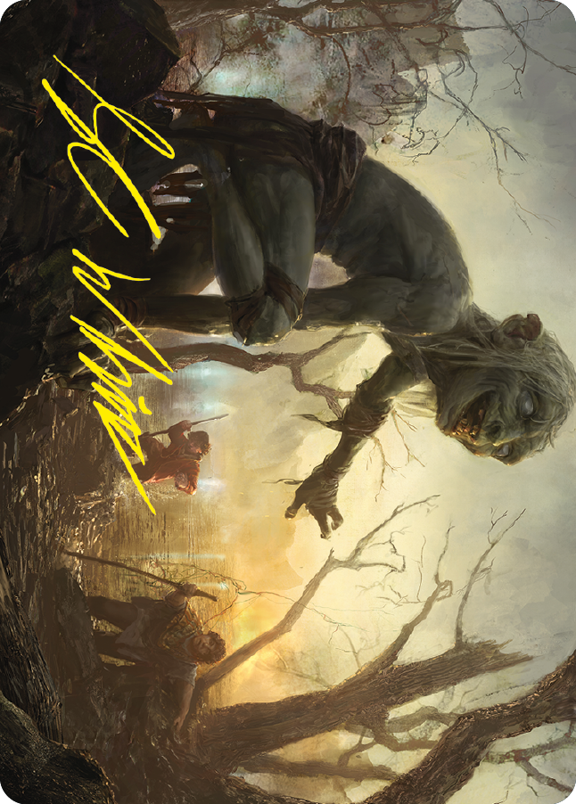 Smeagol, Helpful Guide Art Card (Gold-Stamped Signature) [The Lord of the Rings: Tales of Middle-earth Art Series] | I Want That Stuff Brandon