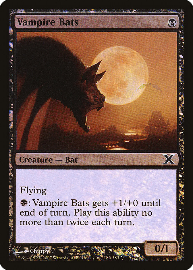 Vampire Bats (Premium Foil) [Tenth Edition] | I Want That Stuff Brandon