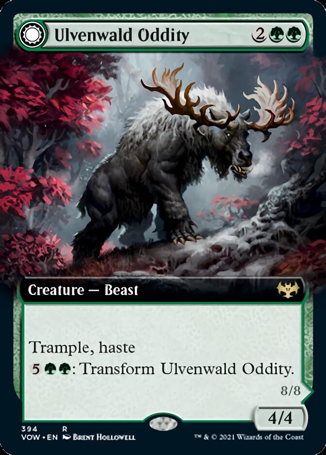 Ulvenwald Oddity // Ulvenwald Behemoth (Extended Art) [Innistrad: Crimson Vow] | I Want That Stuff Brandon