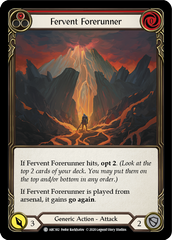 Fervent Forerunner (Red) [ARC182] Unlimited Edition Rainbow Foil | I Want That Stuff Brandon