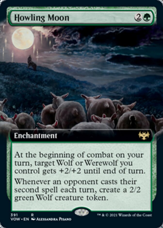 Howling Moon (Extended Art) [Innistrad: Crimson Vow] | I Want That Stuff Brandon