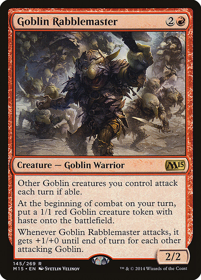 Goblin Rabblemaster [Magic 2015] | I Want That Stuff Brandon