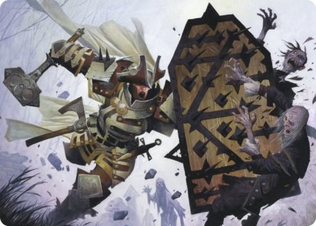 Estwald Shieldbasher Art Card [Innistrad: Crimson Vow Art Series] | I Want That Stuff Brandon