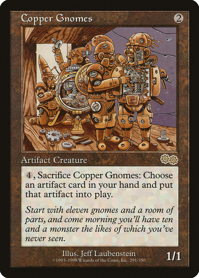 Copper Gnomes [Urza's Saga] | I Want That Stuff Brandon
