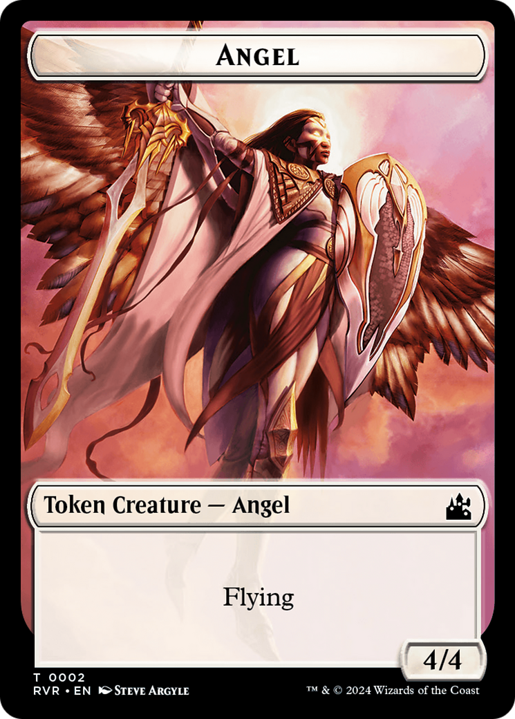 Angel Token (0002) [Ravnica Remastered Tokens] | I Want That Stuff Brandon