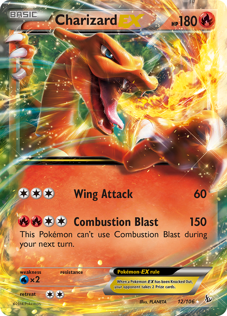 Charizard EX (12/106) [XY: Flashfire] | I Want That Stuff Brandon