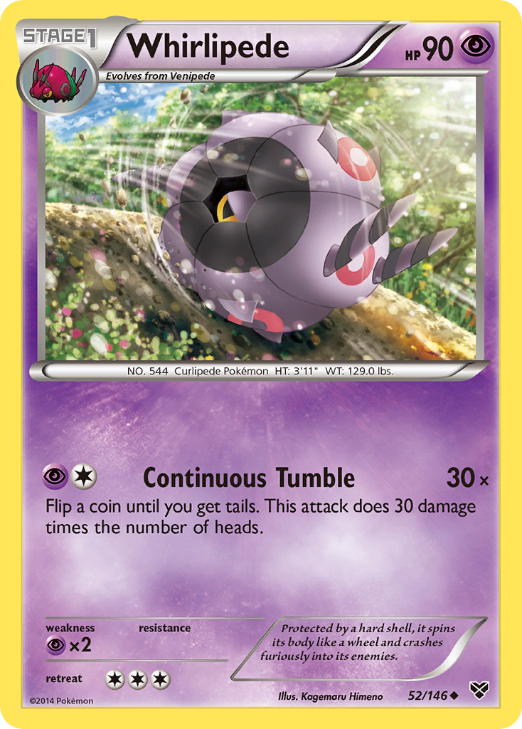 Whirlipede (52/146) [XY: Base Set] | I Want That Stuff Brandon