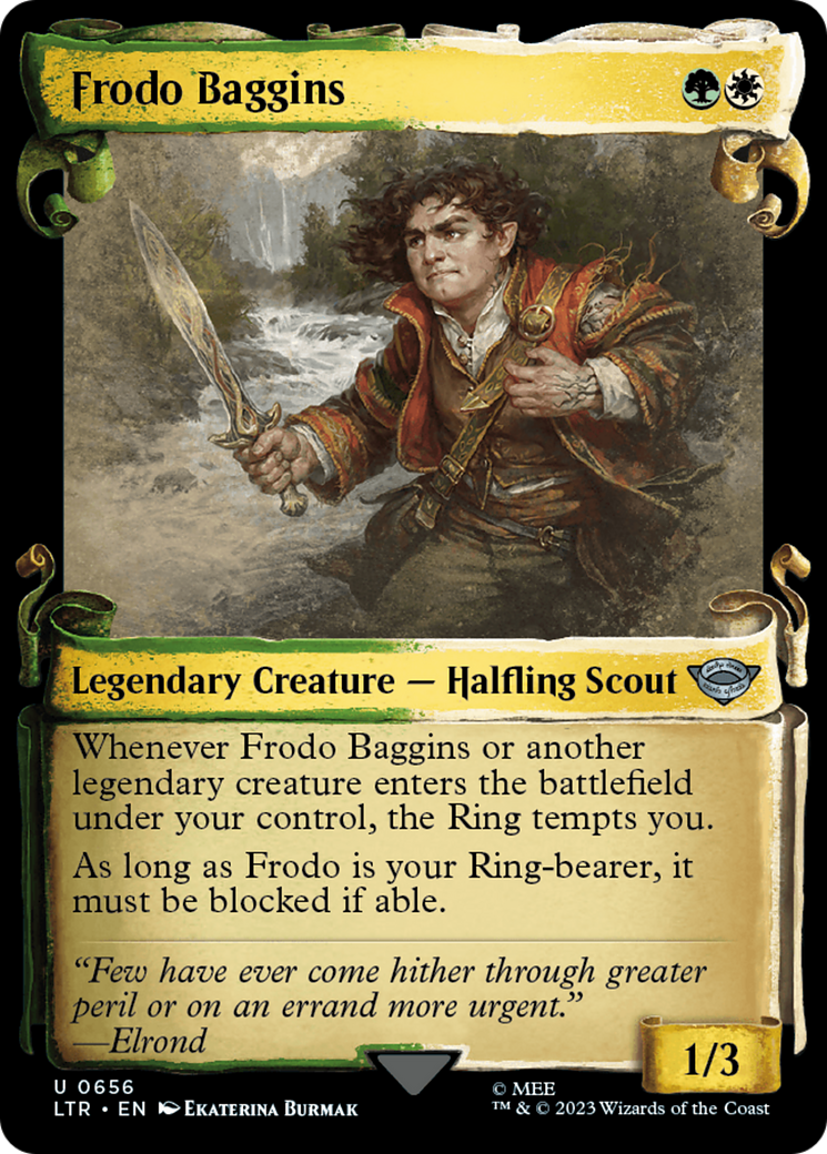 Frodo Baggins [The Lord of the Rings: Tales of Middle-Earth Showcase Scrolls] | I Want That Stuff Brandon