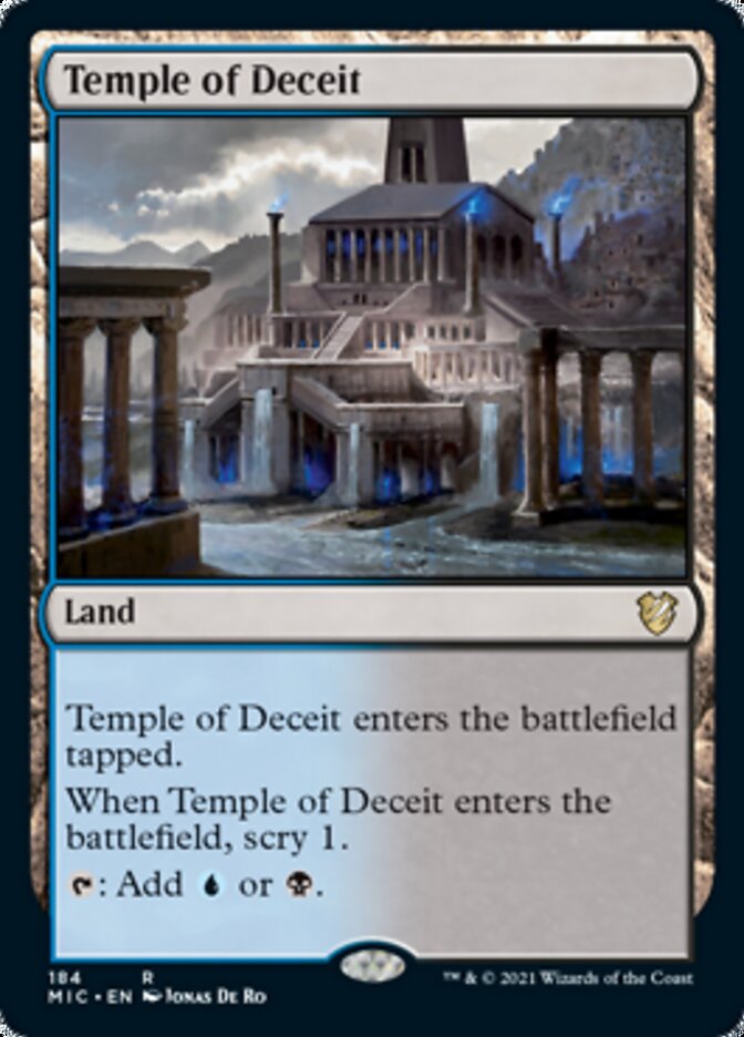 Temple of Deceit [Innistrad: Midnight Hunt Commander] | I Want That Stuff Brandon