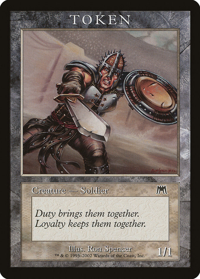 Soldier Token [Magic Player Rewards 2002] | I Want That Stuff Brandon