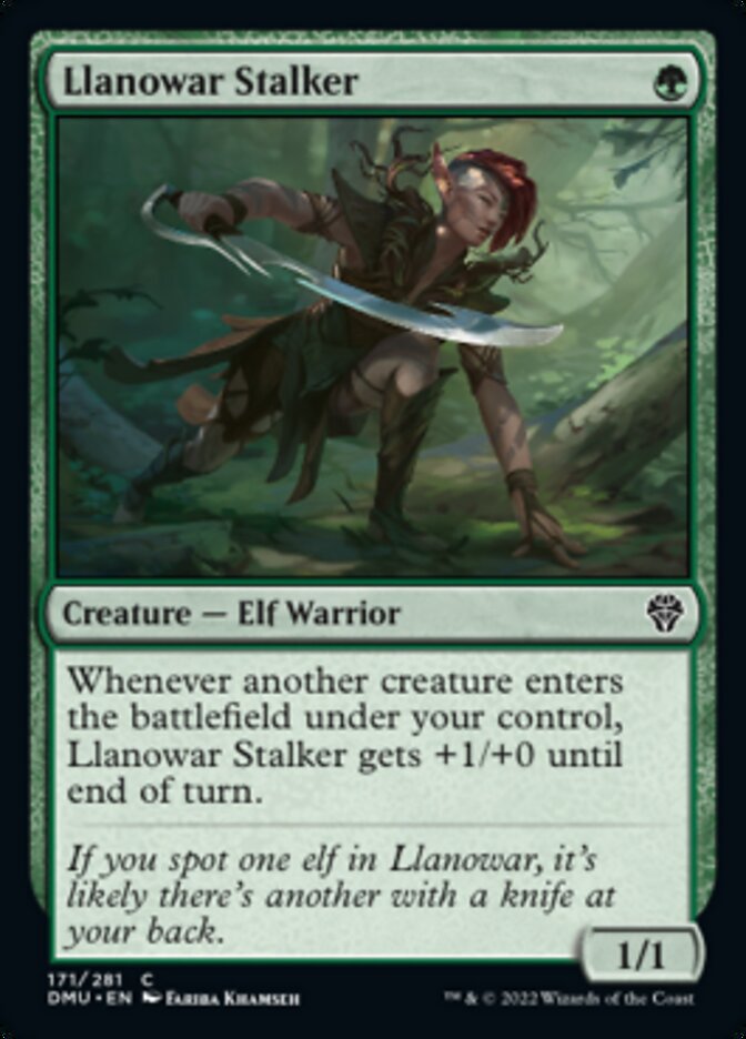 Llanowar Stalker [Dominaria United] | I Want That Stuff Brandon