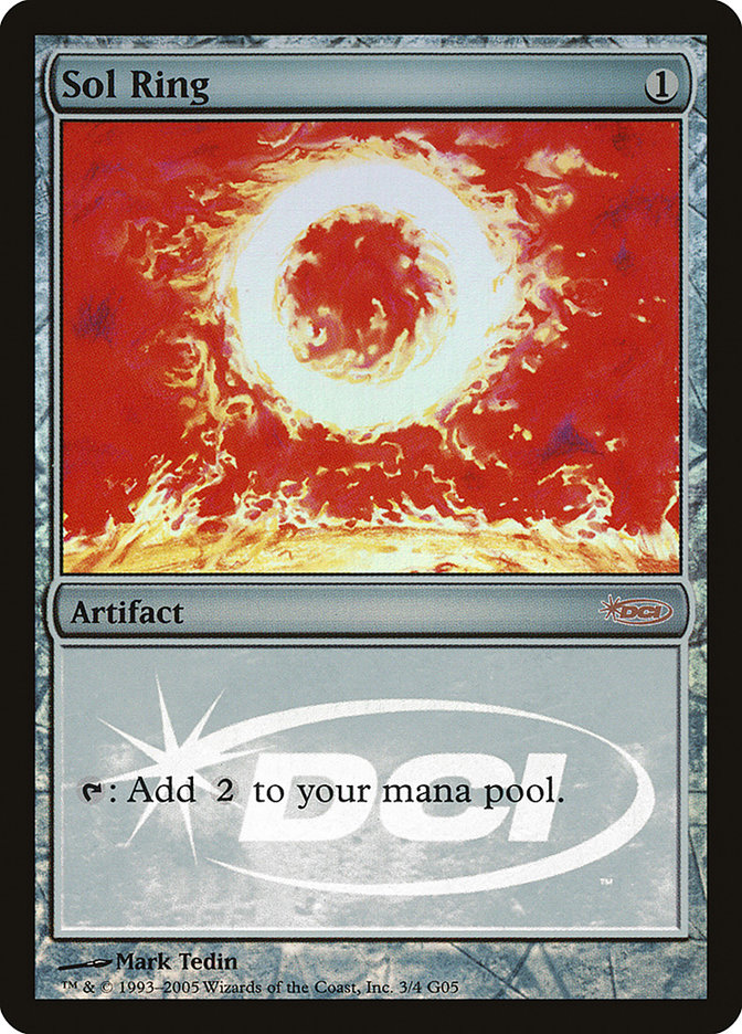 Sol Ring [Judge Gift Cards 2005] | I Want That Stuff Brandon