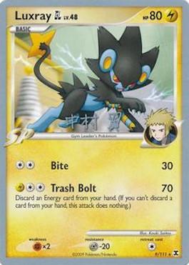 Luxray GL LV.48 (9/111) (Crowned Tiger - Tsubasa Nakamura) [World Championships 2009] | I Want That Stuff Brandon