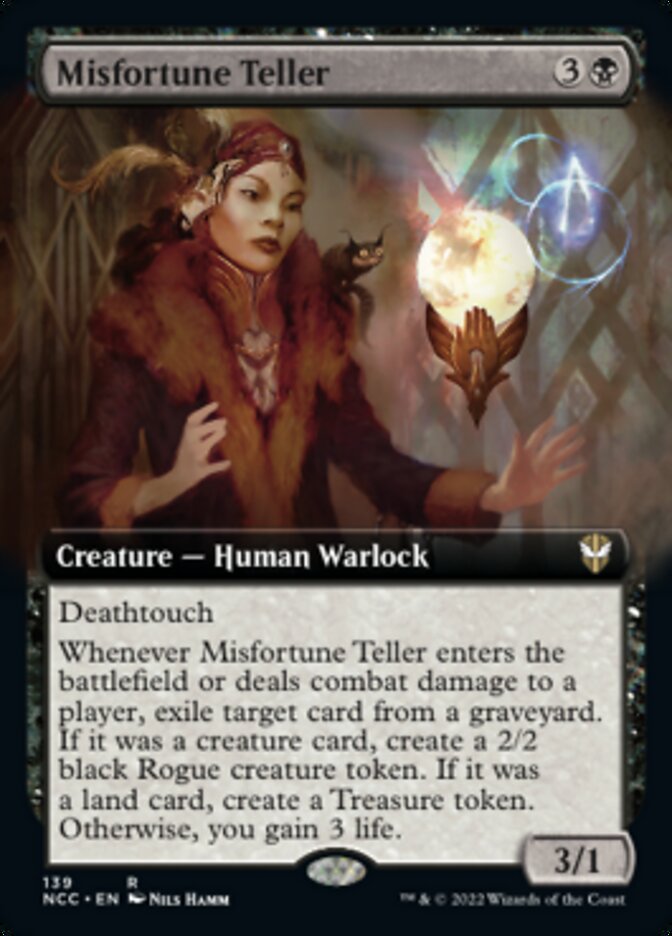 Misfortune Teller (Extended Art) [Streets of New Capenna Commander] | I Want That Stuff Brandon