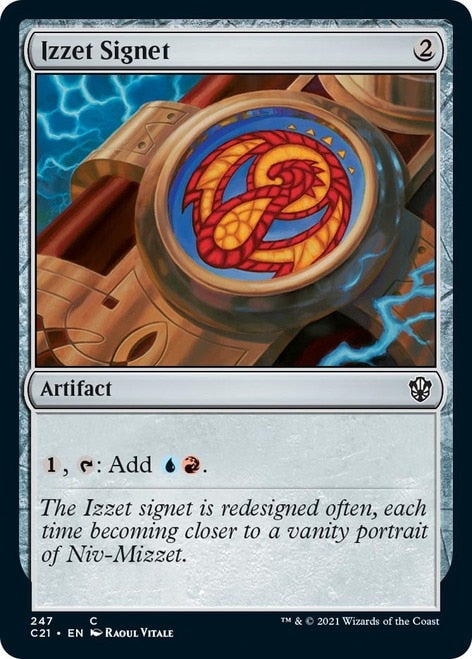 Izzet Signet [Commander 2021] | I Want That Stuff Brandon