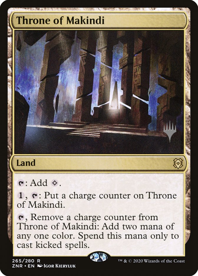 Throne of Makindi (Promo Pack) [Zendikar Rising Promos] | I Want That Stuff Brandon