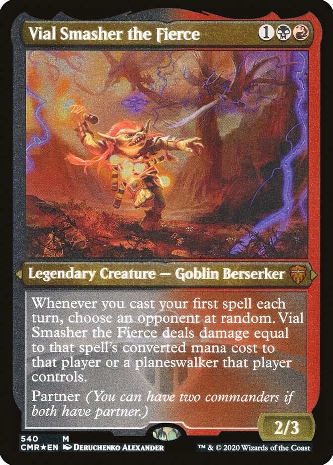 Vial Smasher the Fierce (Etched) [Commander Legends] | I Want That Stuff Brandon