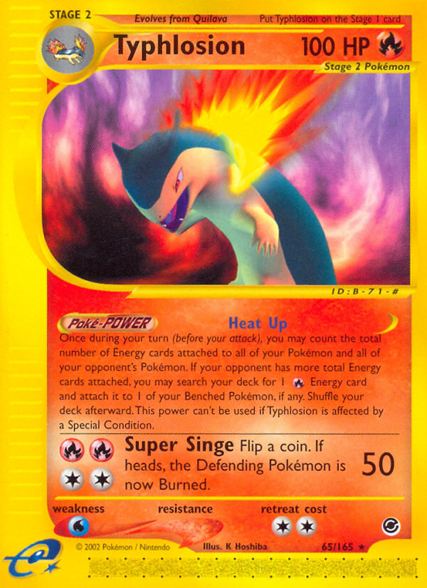 Typhlosion (65/165) [Expedition: Base Set] | I Want That Stuff Brandon