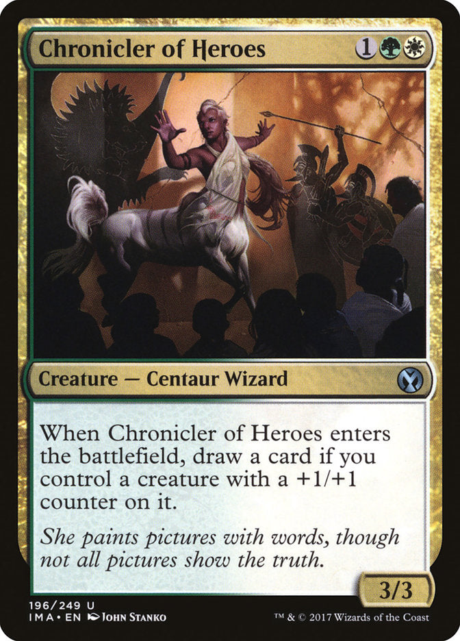 Chronicler of Heroes [Iconic Masters] | I Want That Stuff Brandon