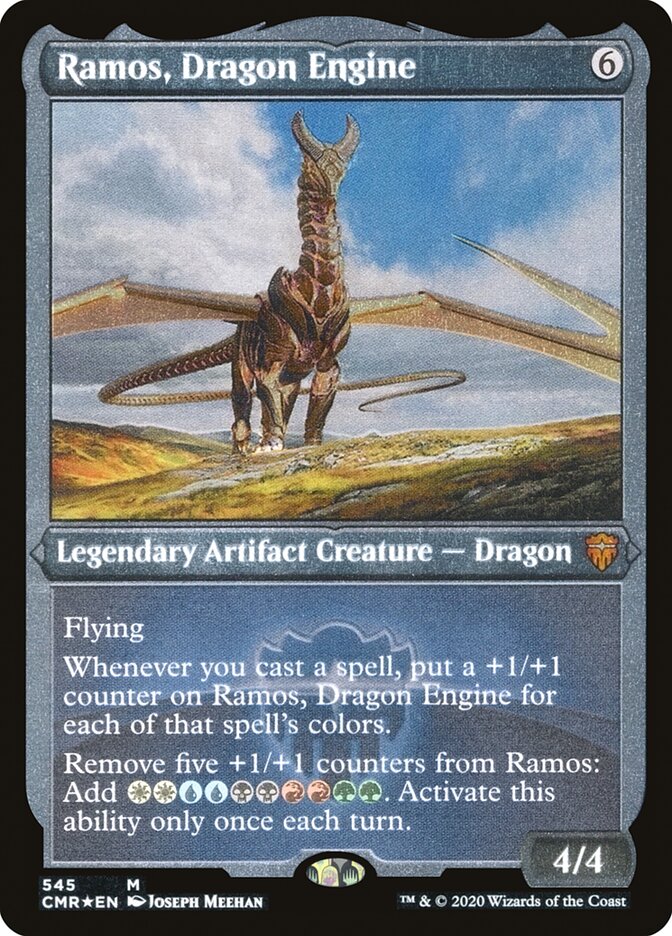 Ramos, Dragon Engine (Etched) [Commander Legends] | I Want That Stuff Brandon