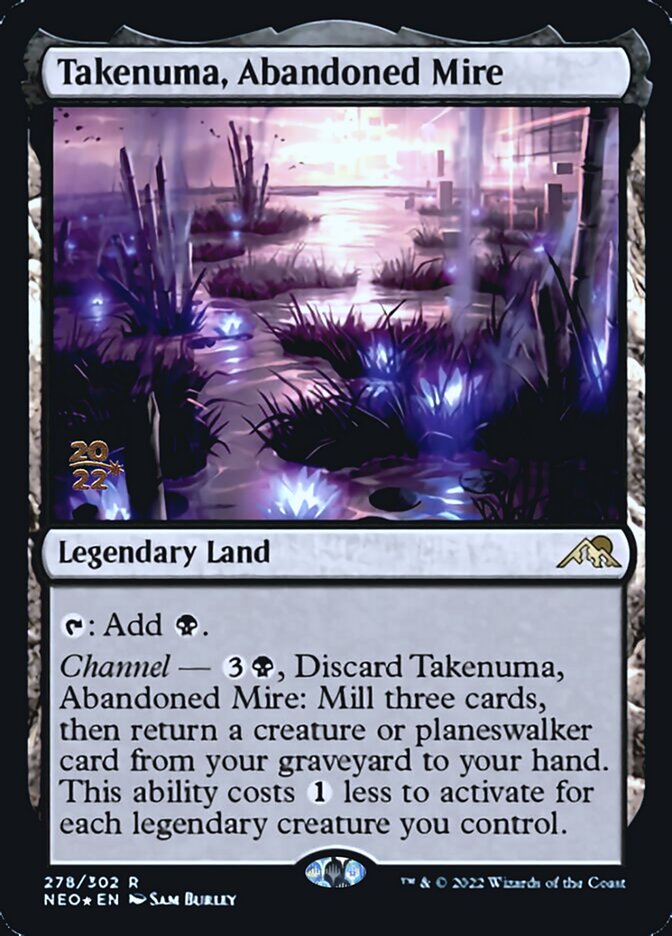 Takenuma, Abandoned Mire [Kamigawa: Neon Dynasty Prerelease Promos] | I Want That Stuff Brandon